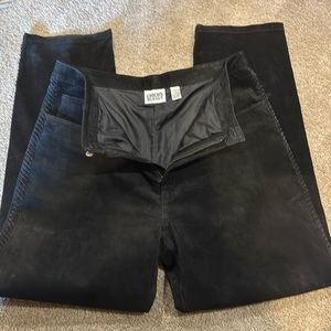 Chicos black leather suede size 2.5